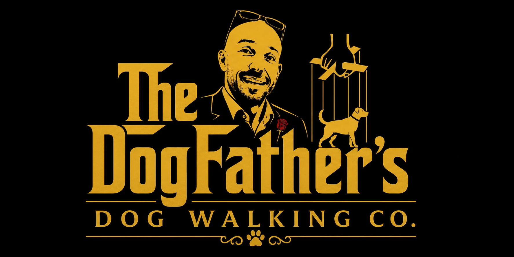 The DogFather's Dog Walking, LLC logo