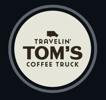 Travelin’ TOMS Coffee Truck logo
